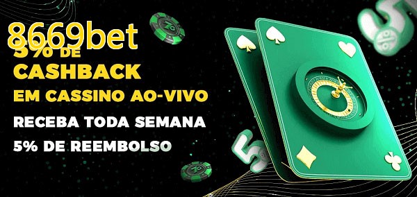 Promoções do cassino ao Vivo 8669bet